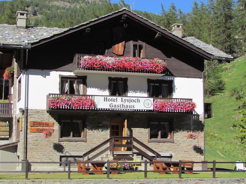 Hotel Lysjoch Gressoney-la-Trinité Esterno foto